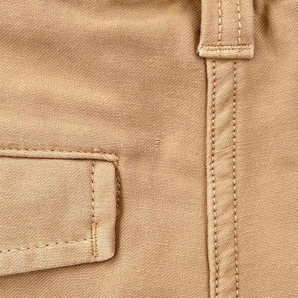 ARITZIA TNA Supply Cargo Pants Womens 6 Tan High Rise Wide Straight Leg Casual - Picture 15 of 16